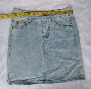 Denim Mini Skirt