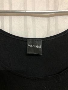 Wonders Black Sleeveless Top