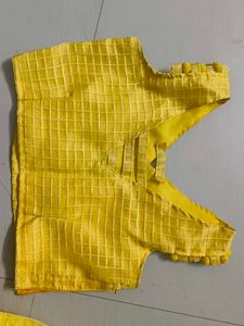 Yellow Ethnic Skirt with top