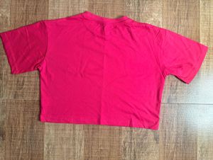 Souled Graphic Crop Top - Pink