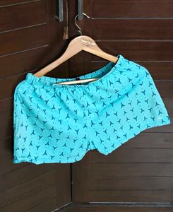 Cute Patterned Lounge Shorts - Set Of 4
