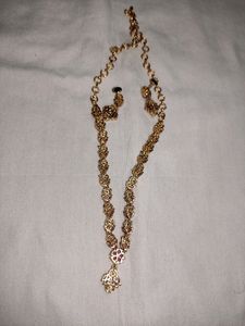 Pink Necklace Set(ONE GRAM)