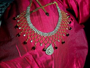 Sparkling Gold &amp; Crystal Statement Necklace