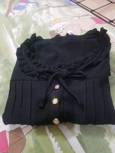 Women Beautiful New Black Top