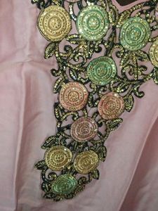Baby Pink party Wear Kurta
