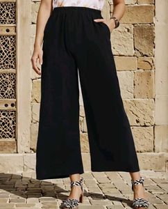 SHEIN BRAND Stylish Black Palazzo Pants