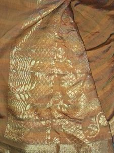 Silk Saree with Gold Border