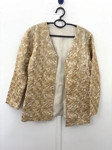 Gold Floral Jacket