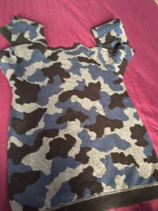 Camouflage Print Sweatshirt
