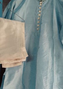 Men&#39;s Light Blue Kurta