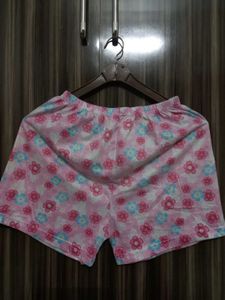 Floral Print Pajama Shorts
