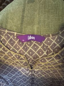Libas XL Purple Patterned Tunic Top With A Freebie