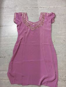 Beautiful Stitched Kurta Set For Party Wear