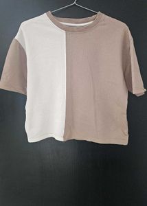 Two-Tone Casual T-Shirt