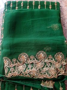 Emerald Green Embroidered Salwar Kameez Suit
