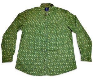 Turtle Green Printed Shirt | Chest 44