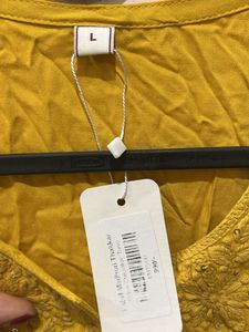 Yellow Short Kurti