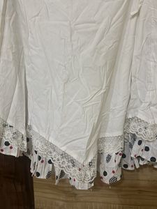 White Beautiful Flare Skirt