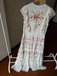 Spring Embroidered Floral Garden Inspired MAXI