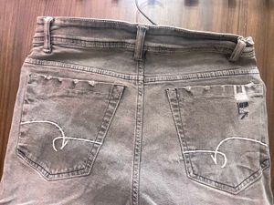 Gray Denim Jeans