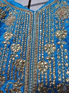 Blue Kurti-Salwar Set
