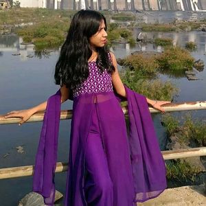 Purple Salwar Kameez