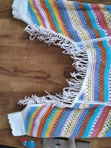 Colorful Crochet Sweater