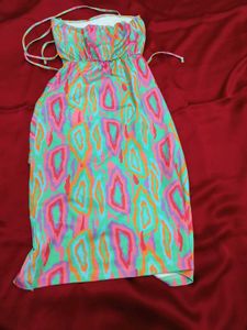 Funky Print Mini Dress