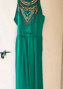 Green Ethnic Dress
