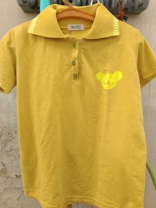 Cute Yellow Polo Tee