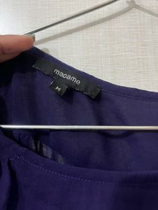Purple Sheer Blouse