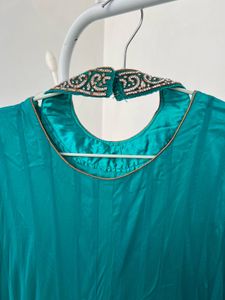Elegant Teal Anarkali Suit