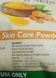 Wild Kasturi Turmeric Powder