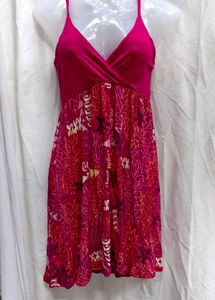 392011. Pink Floral Sundress