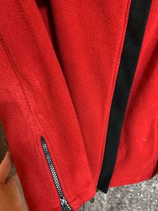 Red Stylish Fleece Jacket