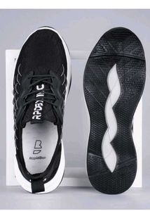 Black &amp; White Athletic Sneakers