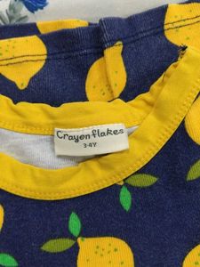 Lemon Print Kids Outfit