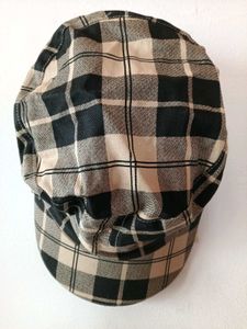 Plaid Pattern Cap