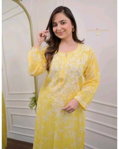 Yellow Kurti Set