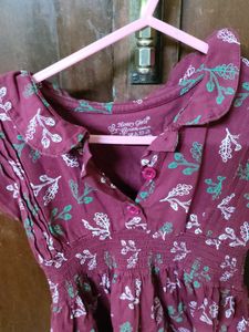 Cute Floral Girl&#39;s Dress