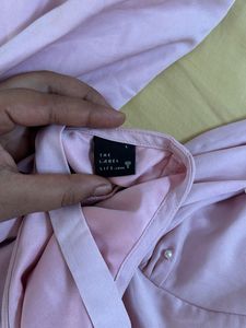 Pink Dress With Pearl Embellishments