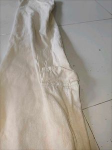 Cream Zara Baggy Cargo Female
