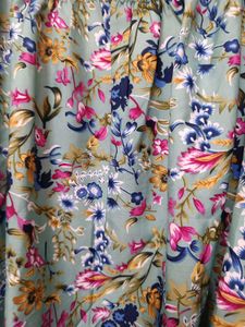 Floral Print Off-Shoulder Top