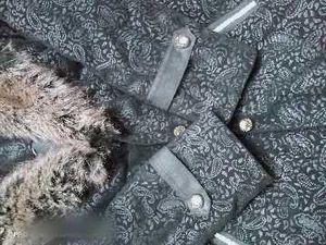 Girls&#39; Stylish Black Coat