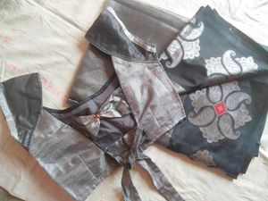 Uppada Tissue Saree With  Designer Blouse