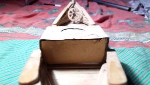 Handmade Popsicle Stick Boat