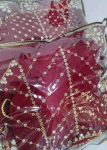 Karwachauth Special Red Saree