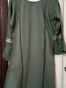 green gotta patti work kurta sharara
