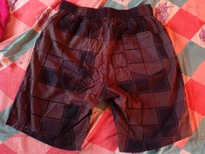 Checked Casual Shorts