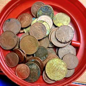 50 Coins Of Euro Cents
